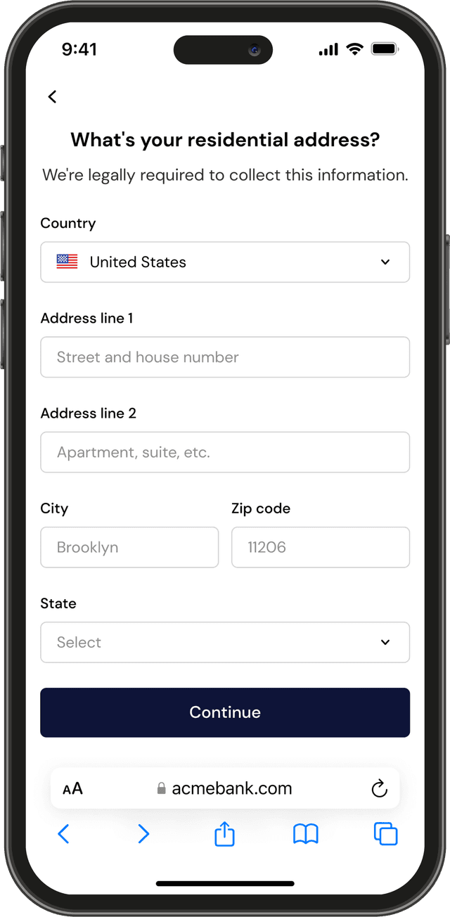 Residential Address