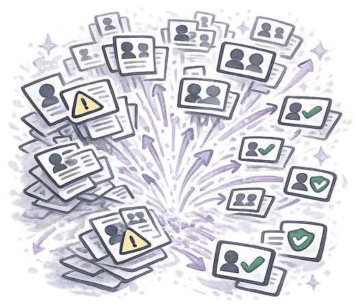 Gen AI fraud illustration