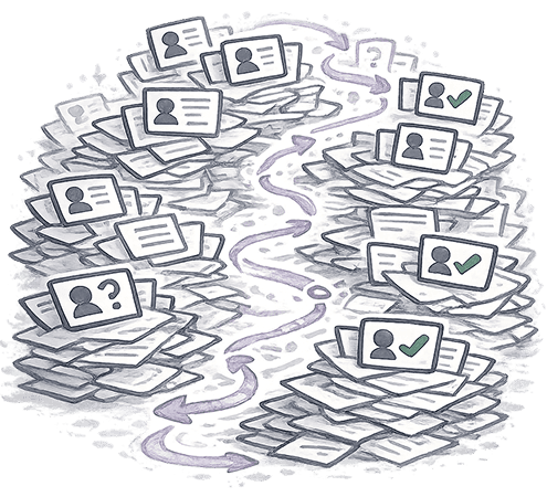 Manual review burden illustration